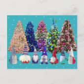 Scandi Gnomes kerst Briefkaart (Voorkant)
