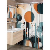 Scandi Groove Douchegordijn