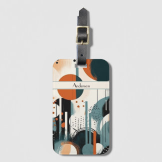 Scandi Groove, op maat Bagagelabel