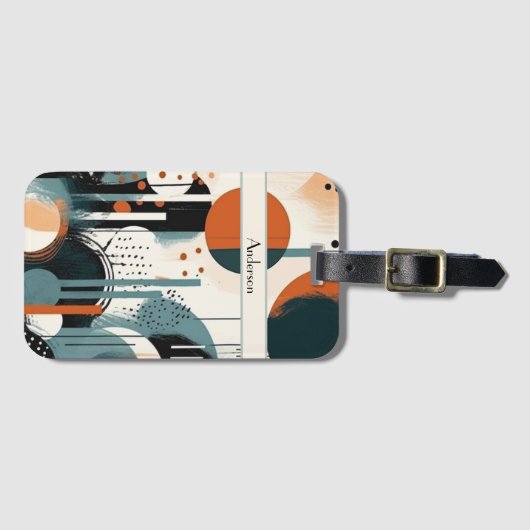 Scandi Groove, op maat Bagagelabel (Voorkant (horizontaal))