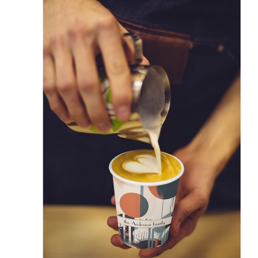 Scandi Groove, op maat Papieren Bekers