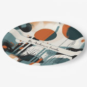 Scandi Groove, op maat Papieren Bordje (Gekanteld)