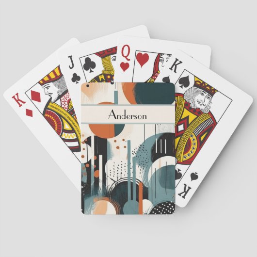 Scandi Groove, op maat Pokerkaarten (Achterkant)