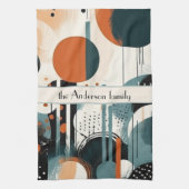 Scandi Groove, op maat Theedoek (Verticaal)