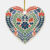 Scandi Heart – Swedish Folk Art Ornament (Achterkant)