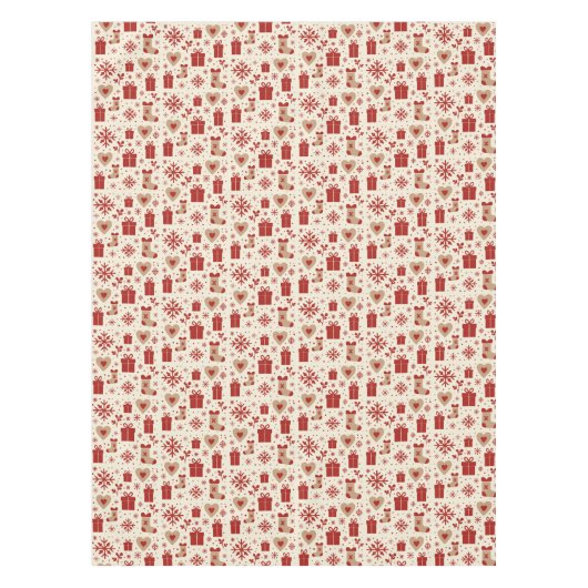 Scandi Holiday Cheer Tafelkleed (Voorkant)