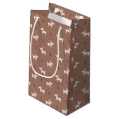 Scandi Hond & Kerstbomen Cadeautas (Achterkant Gekanteld)