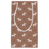Scandi Hond & Kerstbomen Cadeautas (Voorkant)