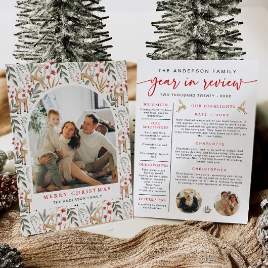 Scandi Jaar In Review Kaart Familiefotocollage