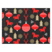 Scandi Kerst Decoratie Tafelkleed (Voorkant (Horizontaal))