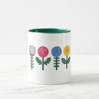 Scandi maxi floral mug  mok