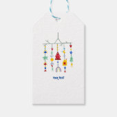 Scandi minimalistisch eenvoudig cadeaulabel (Voorkant)