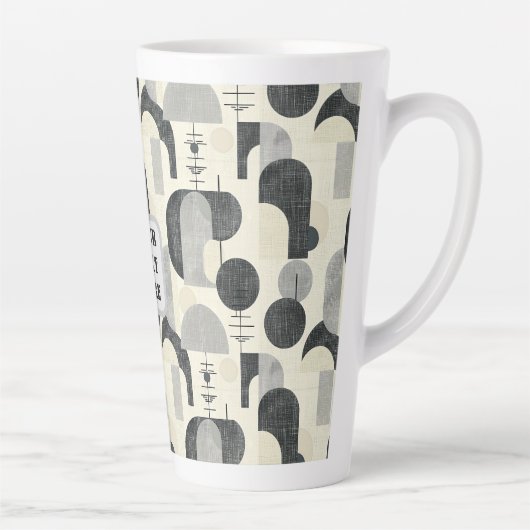 Scandi Motif No.2 | Latte Mok (Rechts)