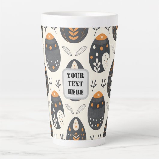 Scandi Motif No.6 | Latte Mok (Voorkant)