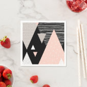 Scandi Mountain Peak Design Servet (Insitu)