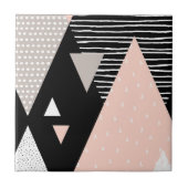 Scandi Mountain Peak Design Tegeltje (Voorkant)