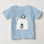 Scandi schattig Polar beer en Penguin (Voorkant)