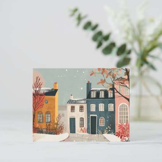 Scandi stijl grillig briefkaart (Staand voorkant)