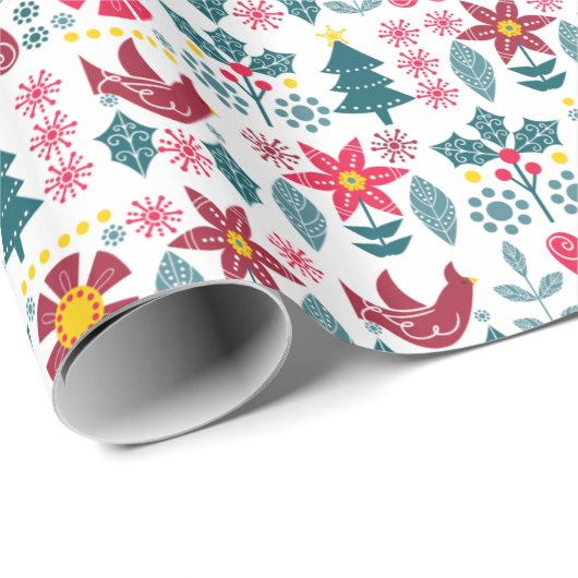 Scandi Style kerstcadeau Cadeaupapier (Rol Hoek)