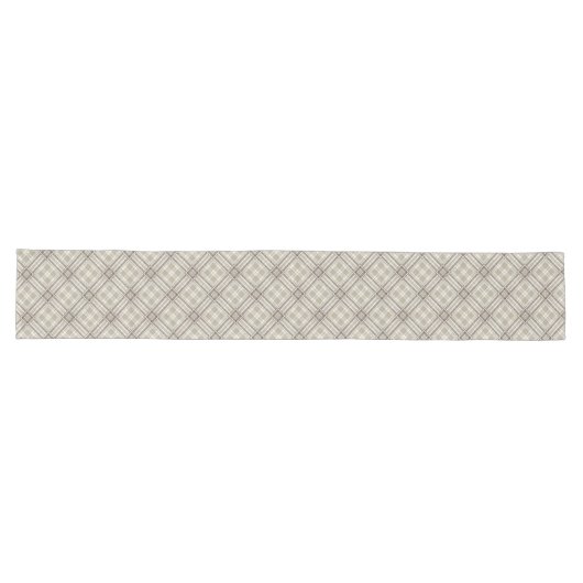 Scandi-Style Neutral Table Runner met Vormen Lange Tafelloper (Horizontaal)