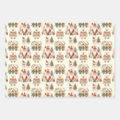 Scandi Vakantie Inpakpapier Vel (Voorkant 3)