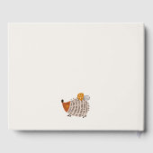 Scandi Wild Tropical Woodland Animals Baby shower Gastenboek (Achterkant)