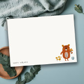 Scandi Wild Tropical Woodland Animals Baby shower Notitiekaartje