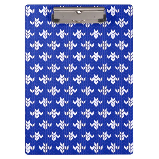 SCANDIA BLAUWE BREI Clipboard Klembord (Voorkant)