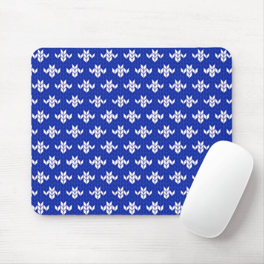 SCANDIA BLAUWE BREI Muismat (Met muis)
