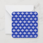 SCANDIA BLUE KNIT 2,5" Square Flat Note-Kaart Notitiekaartje (Voorkant)