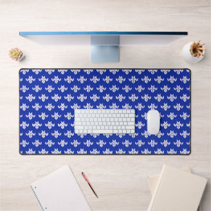 SCANDIA BLUE KNIT Kantoor Studio Desk Mat