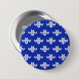 SCANDIA BLUE KNIT Ronde Pin Button