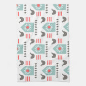 Scandia Folk Art Boerderij House Theedoek (Verticaal)