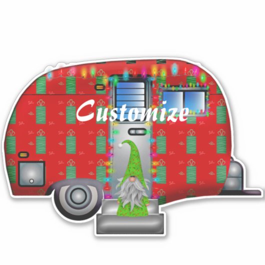Scandia Gnome Caravan Thunder_Cove Sticker (Voorkant)