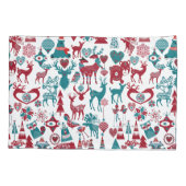 Scandia Merry kerstsymbolen Scandinavia Kussensloop (Achterkant)