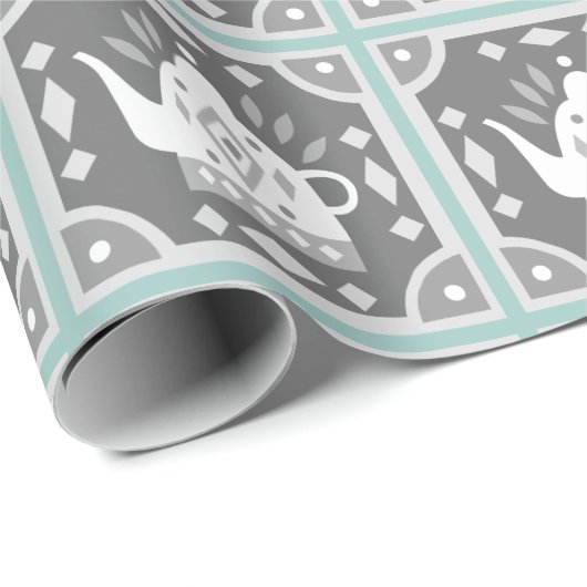 Scandia Teapot Tegel III Cadeaupapier (Rol Hoek)