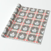 Scandia Theepot Tegels Cadeaupapier (Uitgerold)
