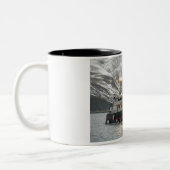 Scandies Roos, Crab Boat in de Nederlandse haven,  Tweekleurige Koffiemok (Links)