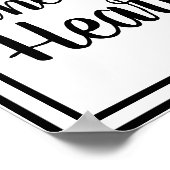 Scandinadic Hygge Style | Thuis is waar de gezondh Poster (Hoek)