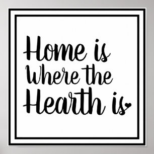 Scandinadic Hygge Style   Thuis is waar de gezondh Poster