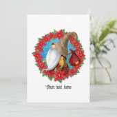 Scandinadic Kerstgnome Feestdagenkaart (Staand voorkant)