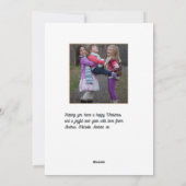 Scandinadic Kerstgnome Feestdagenkaart (Achterkant)