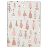 Scandinave Sapins Roses Klembord (Achterkant)