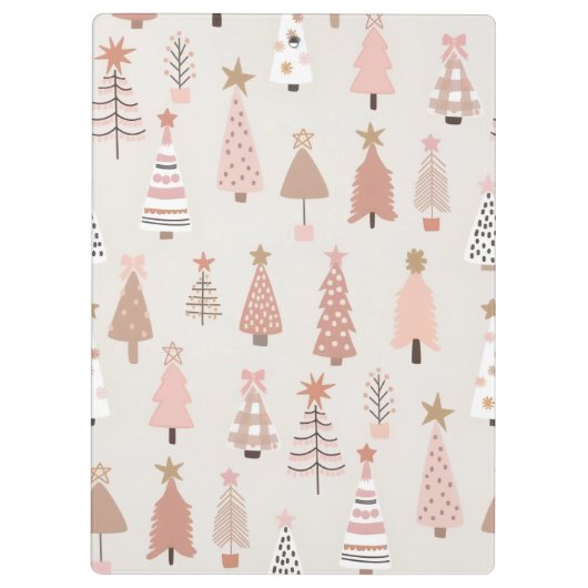 Scandinave Sapins Roses Klembord (Achterkant)