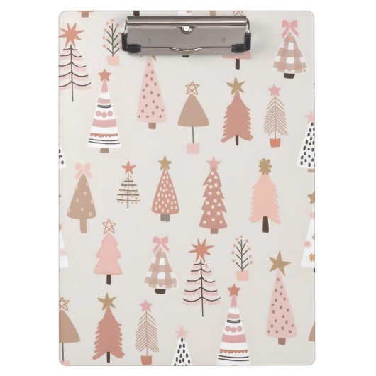 Scandinave Sapins Roses Klembord (Voorkant)