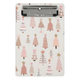 Scandinave Sapins Roses Mini Klembord