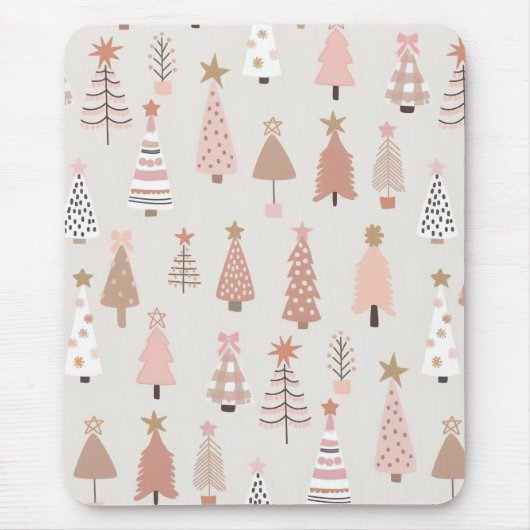 Scandinave Sapins Roses Muismat (Voorkant)