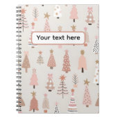 Scandinave Sapins Roses Notitieboek (Voorkant)