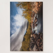 Scandinavia Autumn Landschap Legpuzzel (Verticaal)