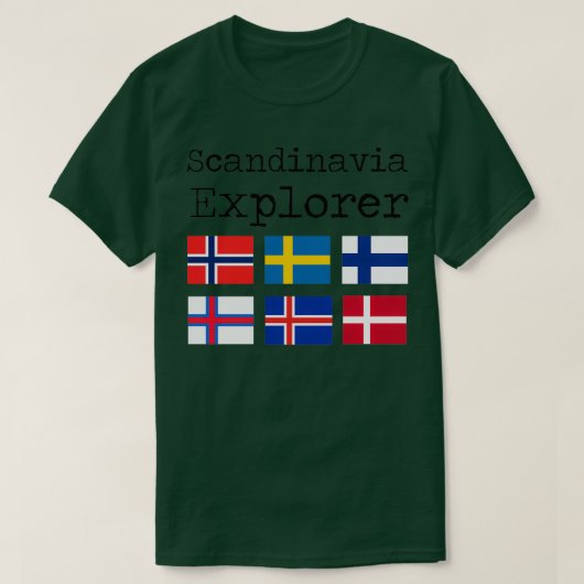 Scandinavia Explorer T-shirt (Design voorkant)